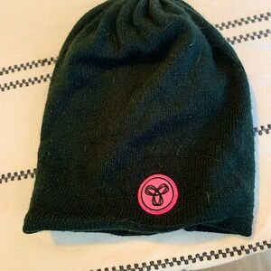 Cotton Black Beanie - TNA